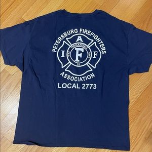 Petersburg Fire Dept IAFF shirt firefighter shirt